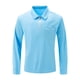 thumbnail image 3 of Blusa y camisa de manga larga con cuello vuelto para hombre, blusa informal de moda con cuello vuelto y manga larga, blusa transpirable, blusa para hombre, 3 of 6