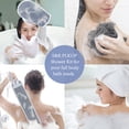 thumbnail image 4 of Exfoliating Back Scrubber for Shower, Exfoliating Glove and Shower Loofah Set(3 Packs), 4 of 8