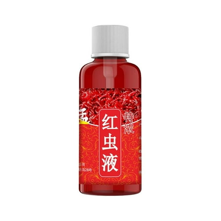 Red Worm Liquid Bait, Red Worm Concentrate, Fish attractant, Fish Lure Attraction Enhancer, Fishing Liquid, Bait Fish Additive, Smell Bait Food for Fishing Trout, Cod, Carp
