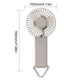 thumbnail image 2 of Abanico Para Colgar En La Cintura Ventilador colgante de cintura USB Repelente de mosquitos de 2 engranajes Ventilador de mano de 4000 mAh (Caqui) Ehuebsd Libre de BPA, 2 of 7
