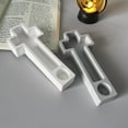 thumbnail image 6 of HomeKingdee Cross Candle Molds, Silicone Molds for Making Candle, Jesus Cross Resin Casting Molds with Tealight Base, Handmade Wax Soap, 6 of 9