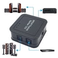 thumbnail image 1 of EDAL Portable Mini SPDIF TOSLINK Fiber Divider Digital Optical 1x3 1 Input 3 Output Audio Splitter Optic Adapter US Plug, 1 of 8