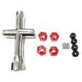 thumbnail image 1 of VONKY Strong Wheel Hex Mount Adapter For 1/24 ECX Barrage Crawler RC Car Accessories Red, 1 of 6