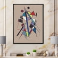 thumbnail image 2 of Designart 'Abstract Compositions Of Colored Geometric III' Modern Framed Canvas Wall Art Print, 2 of 5