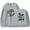 Gray, variant on Rita Ora Merch Women's men's rap hip-hop fashion long sleeved round neck pullover