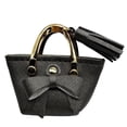 thumbnail image 2 of Bolso para muñeca a escala 1:6, ropa para muñeca, accesorios hechos a mano de moda duraderos para muñecas BJD de 12 pulgadas, accesorios de regalo DIY Negro, 2 of 8