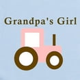 thumbnail image 2 of CafePress - Grandpa's Girl Pink Tractor Infant Bodysuit - Baby Light Bodysuit, Size Newborn - 24 Months, 2 of 4