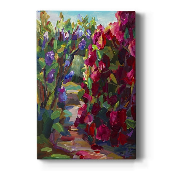 Lilacs & Rhodies Premium Gallery Wrapped Canvas - Ready to Hang