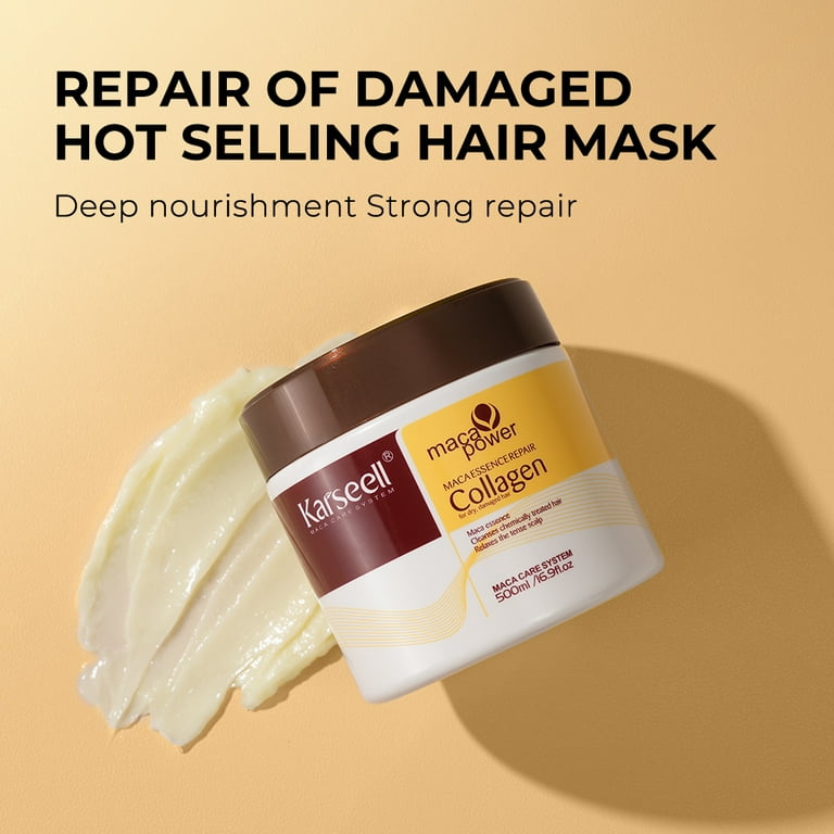 Karseell Collagen Hair Treatment, Deep Repair Hair Mask, Argan Oil