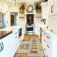 thumbnail image 4 of Easter Kitchen Rug and Mat Set of 2, Happy Easter Bunny Kitchen Decor, Non-Slip Washable Floor Mat, Spring Easter Home Decor Kitchen Sink Front Rug, 17x30+17x47 Inch, 4 of 6