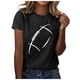 thumbnail image 2 of Fiudx Camisetas para Mujer Blusas de Manga Corta con Cuello Redondo y Estampado a La Moda para Mujer, 2 of 3