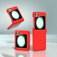 thumbnail image 2 of for Samsung Galaxy Z Flip 6 Case with Hinge Protection, Skin-Friendly Shockproof Drop Proof Full Body Protective Slim Cover Protective Case for Samsung Galaxy Z Flip 6,Red, 2 of 6