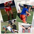thumbnail image 7 of Uxcell Flag Football, Adjustable Flag Football Belts with 1 Belt and 2 Flags Easy Tear Away 2Pcs & Emerald Green/Purple - Fitting For(Youth/Adults Players Training Equipment/Competition), 7 of 7