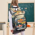 thumbnail image 7 of FORMRS Unisex School Backpack 17" Student Travel Bag with Laptop Compartment, Colorful Goldfish, 7 of 7