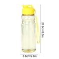 thumbnail image 3 of 550ml Plastic Water Cup Cold Drink Cup Warm Water Cup Convenient Water Bottle Lightweights Sports Accompanying Cup, 3 of 6
