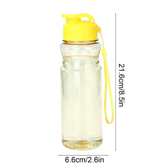 ChicYu Plastic Water Bottle 550ml Sport Drinking Cup Leak Proof Portable Travel Tumbler BPA Free Lightweight Gym Outdoor Hiking Cycling Daily Hydration Botella Agua