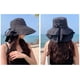 thumbnail image 4 of Sombrero para el sol al aire libre Sombrero de caza protector para hombres y mujeres Sombrero de pesca de ala ancha con solapa para el cuello, 4 of 5