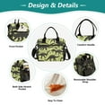 thumbnail image 3 of ALAZA Dinosaurs Forest Insulated Lunch Bag Reusable Tote Box Adjustable Shoulder Strap for Work Picnic, 3 of 6