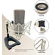 thumbnail image 2 of 103 Shock Mount - Soporte para micrófono compatible con micrófono de condensador 103 M147 de , plateado adecuado para canto diario y locución, 2 of 5