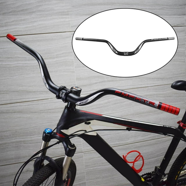 Langgg Mountain Bike Handlebar 31.8mm 720/780mm bike Handlebar Riser Extra Long Riser Bar Aluminum Alloy