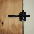 thumbnail image 4 of CRAFTHROU Farm Gate Latch Heavy Duty Lock For Garden Gates Black Carbon Steel 1Set, 4 of 7