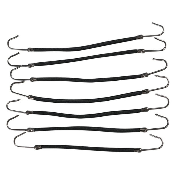 BRIGHTFUFU 20 piezas ganchos de cola de caballo diadema garra para el cabello pinzas para el cabello bandas de goma peinado del cabello trenza de pelo (negro)