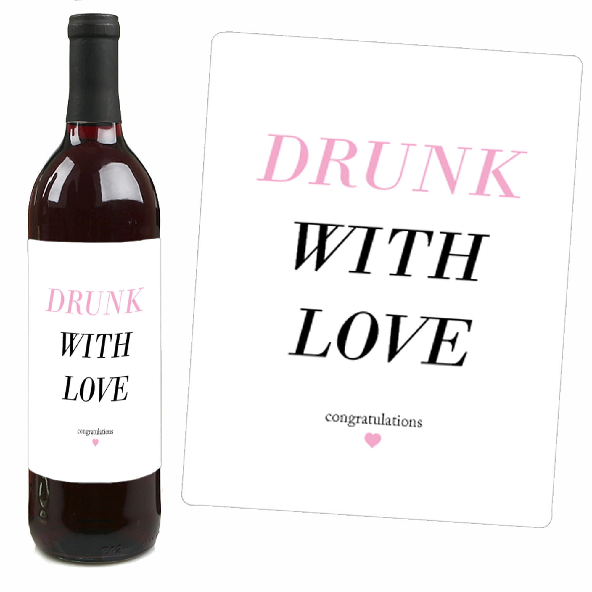 OMG, You're Getting Married! - Party Decorations for Women and Men - Wine Bottle Label Stickers - Set of 4