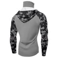 thumbnail image 5 of Tactical Style Sun Shirt For Men With Full Face Cover And Raglan Sleeves Highlighting Moisture Wicking Performance For Daily Wear Dark Gray XXL, 5 of 5