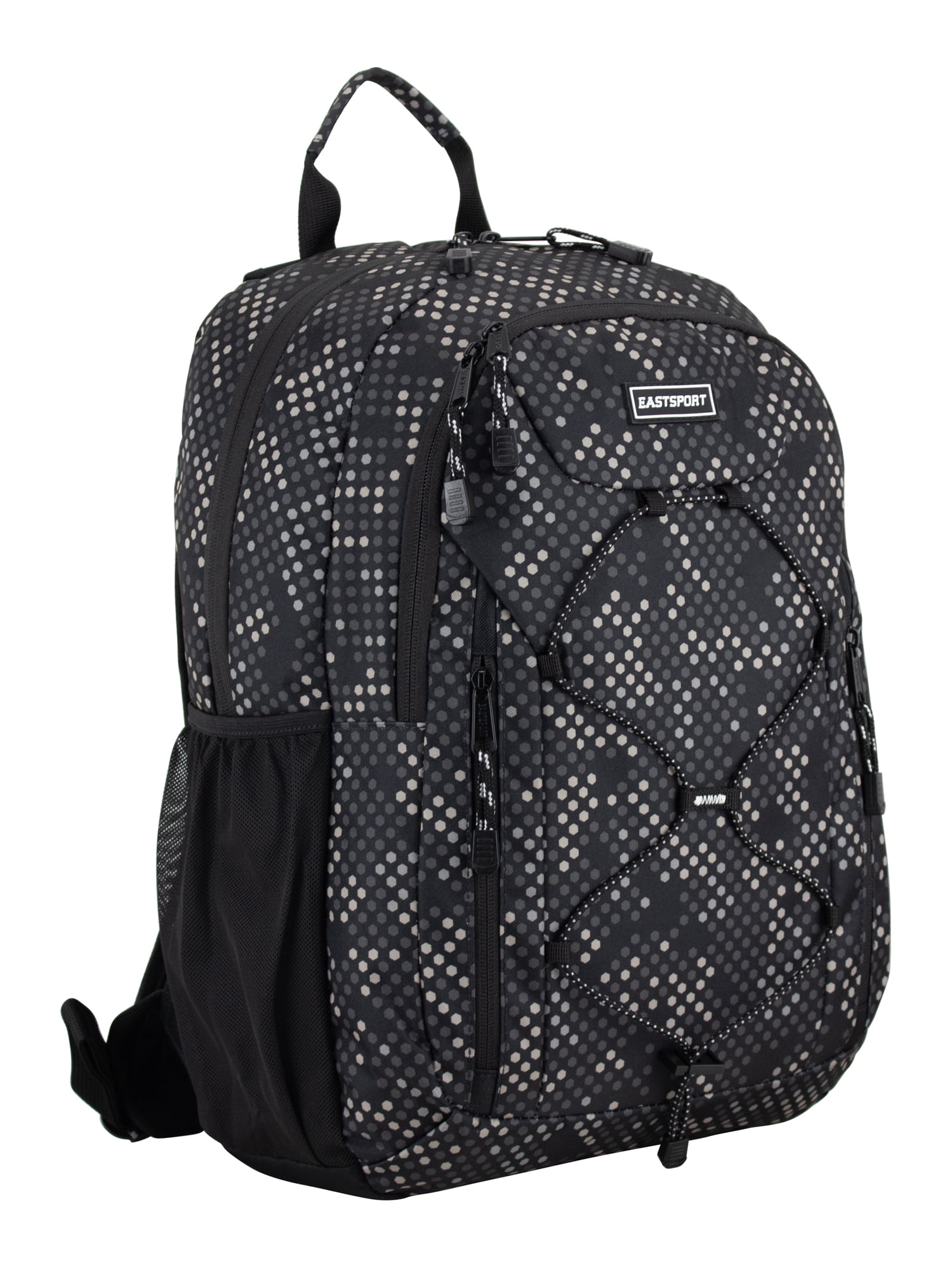 Eastsport Unisex Axis Sport 18.5" Bungee Backpack, Hex Dotted Camo