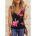 thumbnail image 1 of Camisa sin mangas para mujer,Camiseta sin mangas con cuello vuelto de verano para mujer Camiseta sin mangas con estampado para mujer Ingeniería de precisión, 1 of 6
