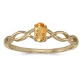 thumbnail image 1 of 10k Yellow Gold Oval Citrine Ring, 1 of 1