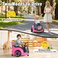 thumbnail image 5 of East doll 12V Electric Ride on Toy with LED Screen, Push Car for Toddler with Remote Control, 360°Spin, 5-Point Safety Belt, 1.3-2.5MPH, Music, Horn, Kids Ride On Toy Ages 1-3, Pink, 5 of 10