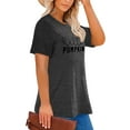 thumbnail image 2 of XCHQRTI Pumpkin Plus Size Women Tshirt Its Fall Yall Thanksgiving Short Sleeve Graphic Tees, 2 of 8