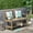 Grey, variant on Gray And Black Wood Bench, With Efficient Storage Shelf Relax In Style This Bench Built-in