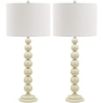 thumbnail image 2 of SAFAVIEH Jenna Stacked Ball Table Lamp (Set of 2) | White |, 2 of 4