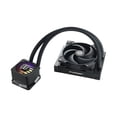 thumbnail image 3 of ENERMAX LIQMAXFLO SR 120 ARGB AIO CPU Liquid Cooler - 60mm VRM Fan up to 3000 RPM, PWM-Controlled Pump, 120mm Radiator, Pressure-Optimized Silent Flow 120mm FDB Fan up to 1800 RPM, 300W TDP - AMD AM5, 3 of 5