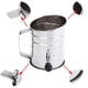 thumbnail image 1 of Tamiz de Harina Manual de Acero Inoxidable de 3 Tazas con Agitador | Diseño Rotatorio Clásico | Herramienta de Cocina Duradera para Hornear Pasteles, Bizcochos y Espolvorear Azúcar Glas | Tamiz Fácil, 1 of 6