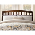 thumbnail image 3 of AFI Richmond Full Wood Platform Bed with Slatted Headboard and Footboard, Walnut, 3 of 7
