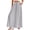 Gray, variant on Women's High Waisted Wide Leg Pants Summer Casual Flowy with Pockets in Solid Color,Beach Trousers Perfect for Minimalist Chic Looks and Timeless Fashion Statements,Green 2XL