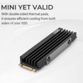 thumbnail image 4 of Disipador de calor SSD M.2 Hugtrwg con almohadilla térmica para NVME M.2 2280, 4 of 9