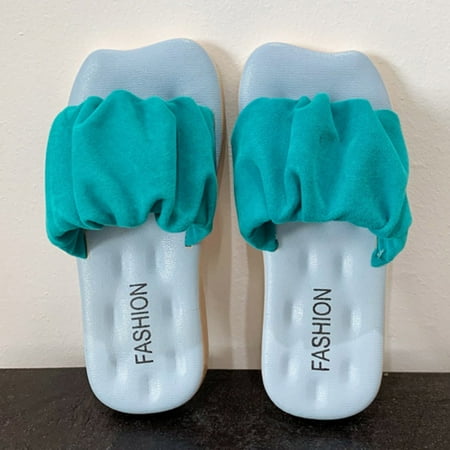 

kpoplk Sandals For Toddler Boys Children Slippers Fashion Soft Bottom Flat Bottom Parent Child Girl Shoes For Toddler Girls(Mint Green)