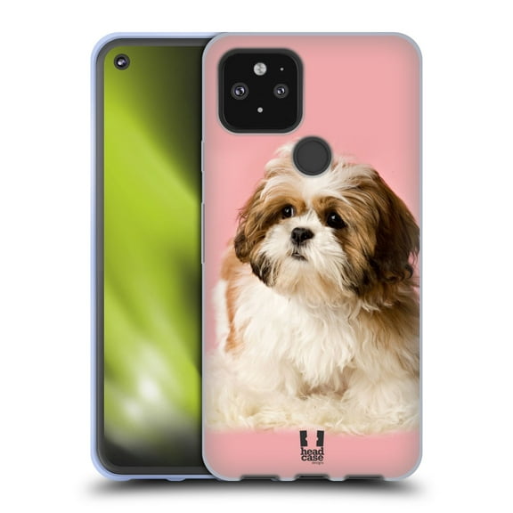 Head Case Designs Popular Dog Breeds Shih Tzu Puppy Soft Gel Case Compatible with Google Pixel 5 5G
