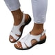thumbnail image 4 of Zapatillas de verano para mujer, zapatos casuales para mujer, sandalias de cuña informales con boca de pez romano Wmkox8yii  nm7473, 4 of 8