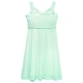 thumbnail image 4 of YONGHS Kids Flower Girls Dress Junior Wedding Pageant Party Bridesmaid Gown Mint Green 12, 4 of 4