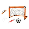 thumbnail image 1 of Portería de fútbol para niños, portería de fútbol plegable, pelota de fútbol, ​​práctica compacta, puerta de red de fútbol para parque, jardín, patio Naranja 60x45cm, 1 of 8