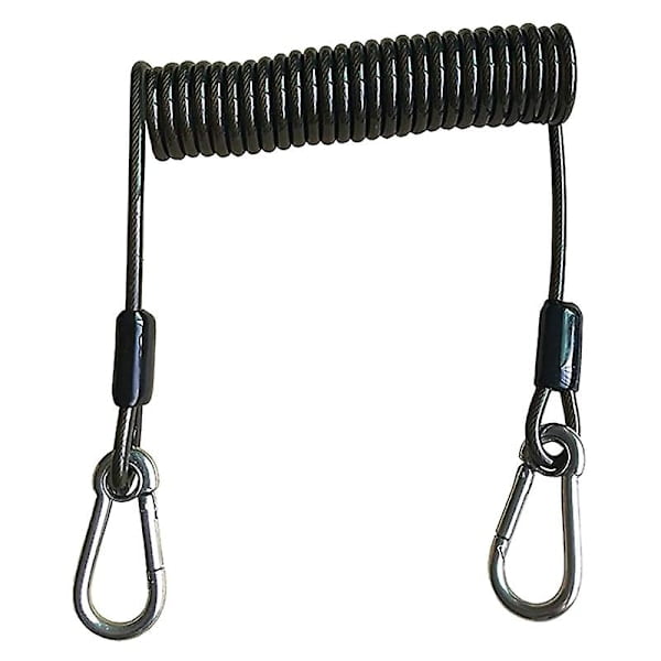 Retractable Tool Strap Fishing Spiral Strap Durable Safety Rope for Kayak