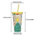 thumbnail image 2 of Magical Color Changing Christmas Tumbler Cup With Lid And Straw, 2 of 3