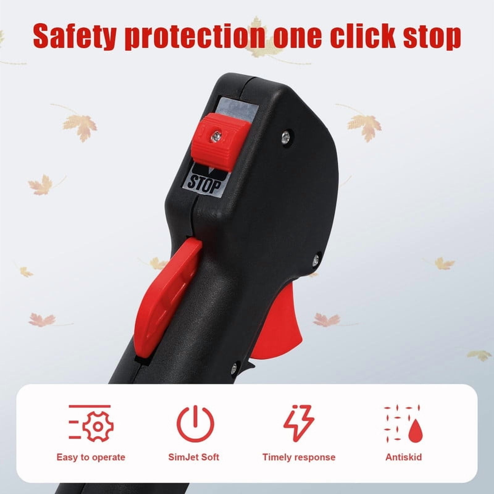 Leaf Blower, Gas Blower, Gas Leaf Blower for Lawn Care, 2-Cycle Engine 900CFM Air Volume Tank Leaf Blower 80CC Gas Powered Backpack Snow Blower