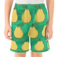 thumbnail image 2 of Yellow Pear Pattern Athletic Shorts Breathable with Comfort Fit Drawstring Casual Sweatshorts Small, 2 of 9
