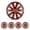 13 inch- Black and Red Lacquer, variant on Universal 13 inch Hubcaps Set of 4 Snap-On Car Truck SUV 13 inch Black and Red Lacquer ABS+PC Material Wheel Rims Cover Fit for Ford Nissan Toyota Chevy Honda Hyundai and More Models